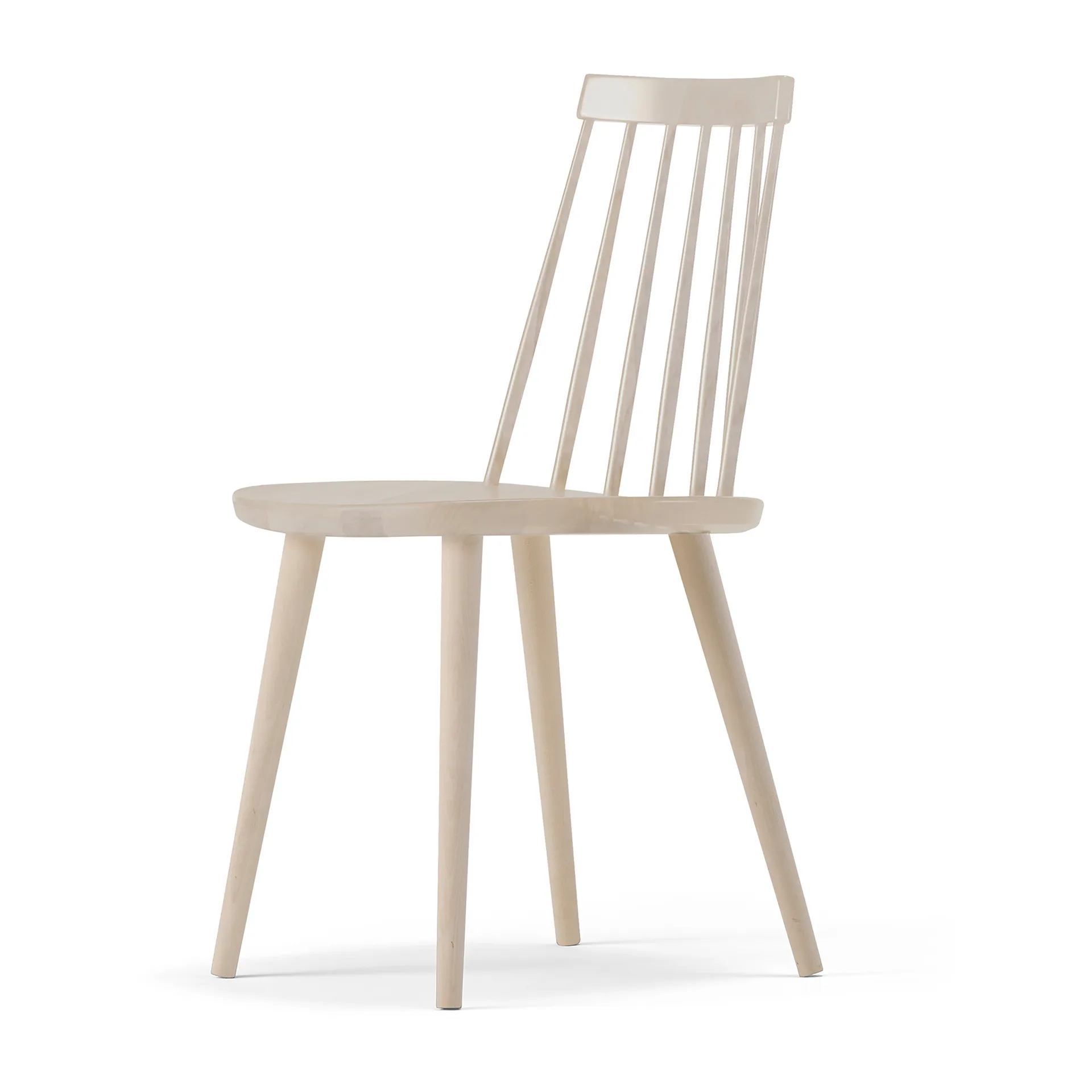 Chaise Pinnockio, Vernis mat clair Stolab