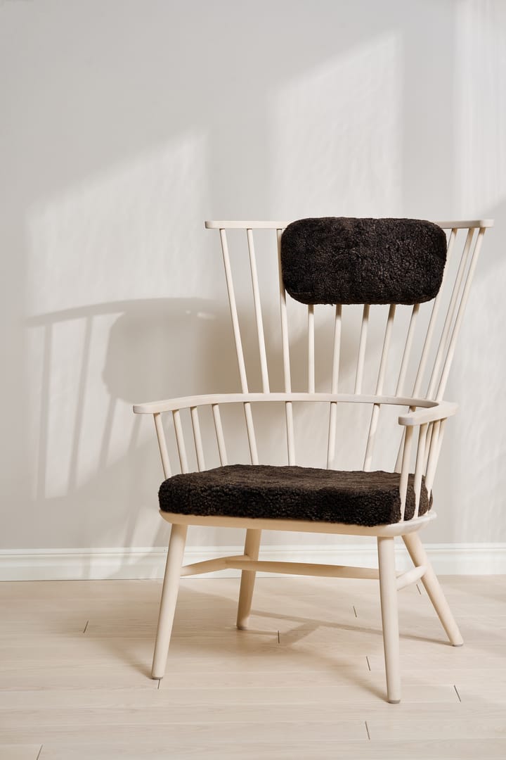 Coussin & coussin pour le cou Henriette Huile blanche-Espresso Stolab