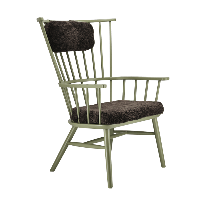 Coussin & coussin pour le cou Henriette Olive vert-Espresso Stolab