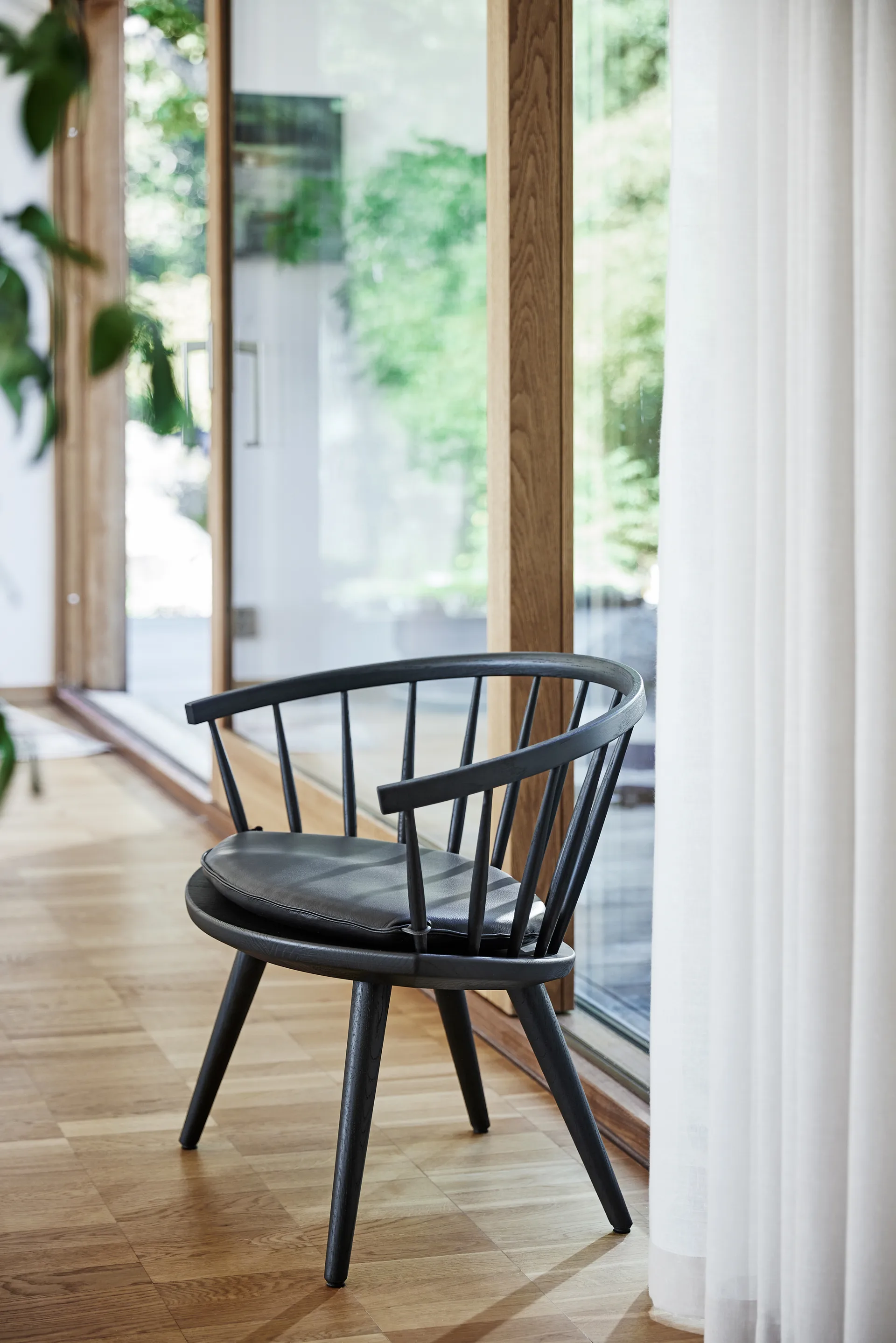 Coussin de chaise Arka elmotique, Noir Stolab