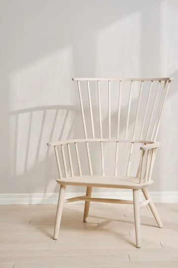 Fauteuil coussin & coussin pour le cou Henriette Huile blanche-Espresso - Stolab