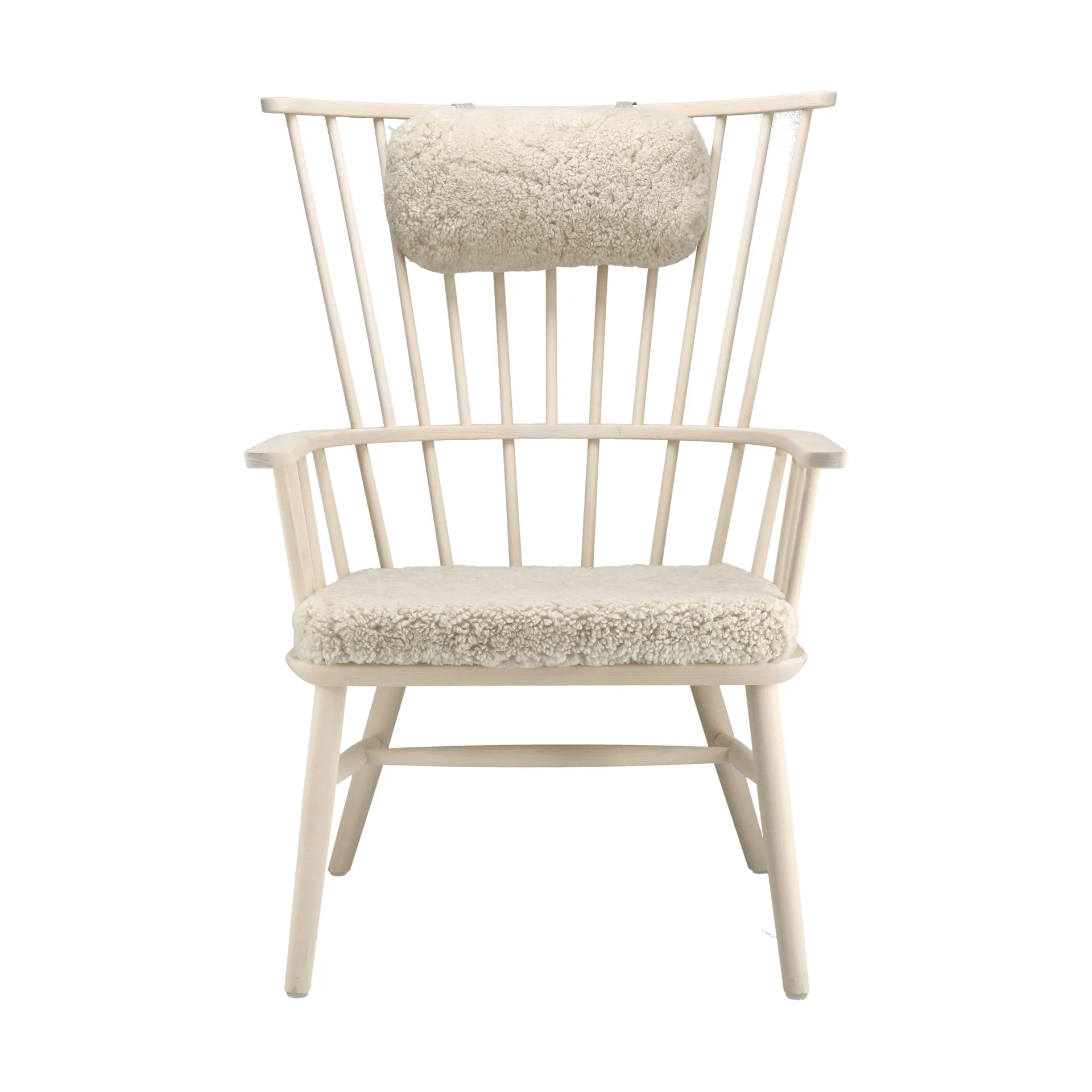 Fauteuil coussin & coussin pour le cou Henriette Huile blanche-Moonlight,  Stolab