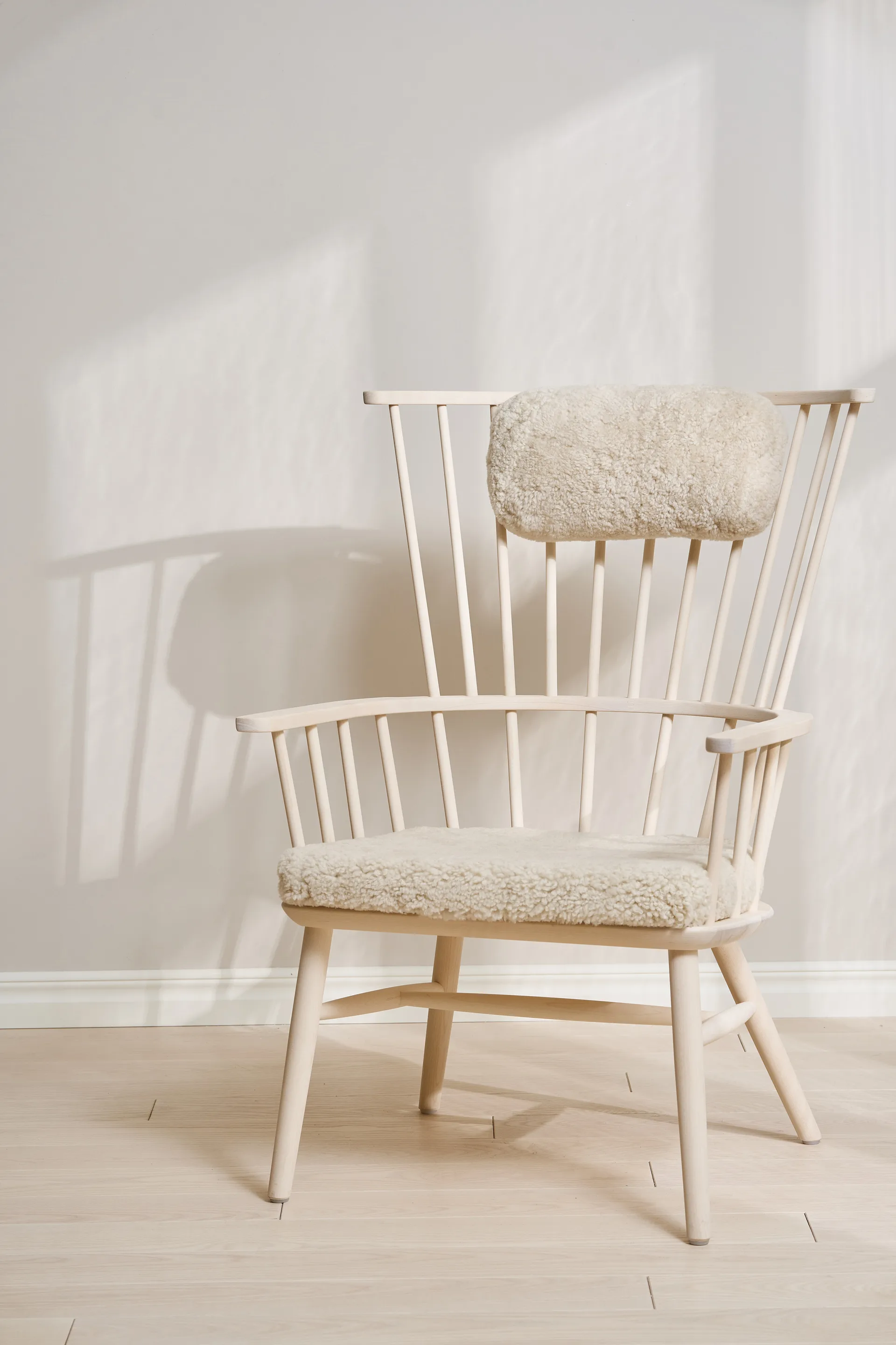 Fauteuil coussin & coussin pour le cou Henriette Huile blanche-Moonlight,  Stolab