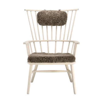 Fauteuil coussin & coussin pour le cou Henriette Huile blanche-Sahara - Stolab