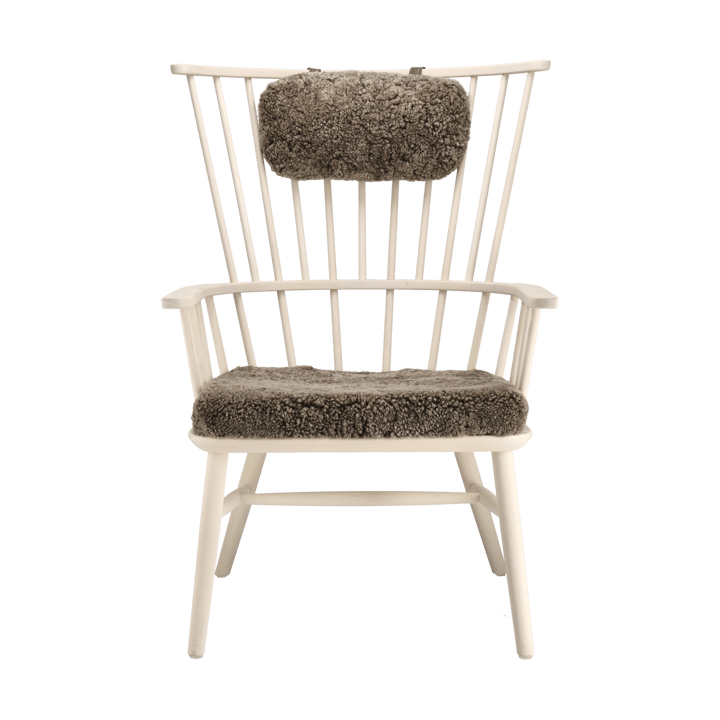 Fauteuil coussin & coussin pour le cou Henriette Huile blanche-Sahara - undefined - Stolab