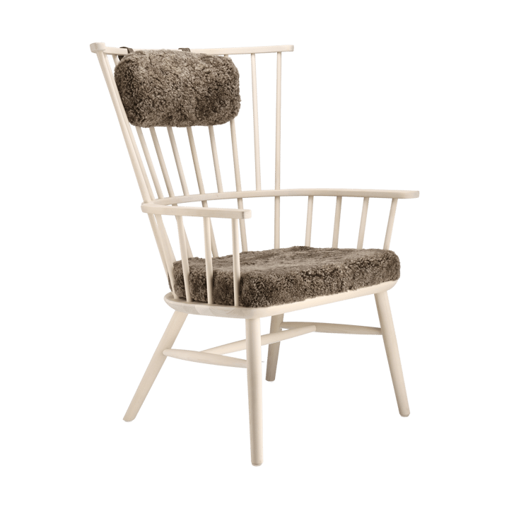 Fauteuil coussin & coussin pour le cou Henriette Huile blanche-Sahara Stolab