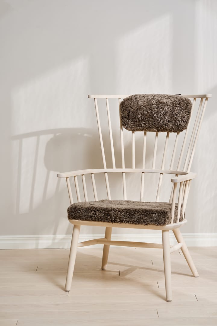 Fauteuil coussin & coussin pour le cou Henriette Huile blanche-Sahara Stolab