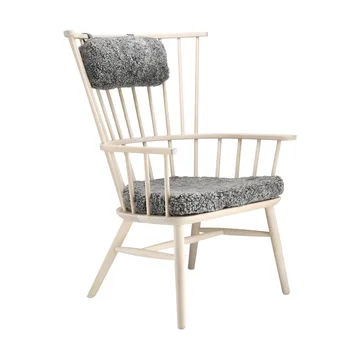 Fauteuil coussin & coussin pour le cou Henriette Huile blanche-Scand. Grey - Stolab