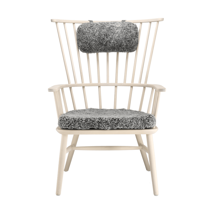 Fauteuil coussin & coussin pour le cou Henriette Huile blanche-Scand. Grey - undefined - Stolab
