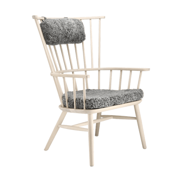 Fauteuil coussin & coussin pour le cou Henriette Huile blanche-Scand. Grey - undefined - Stolab