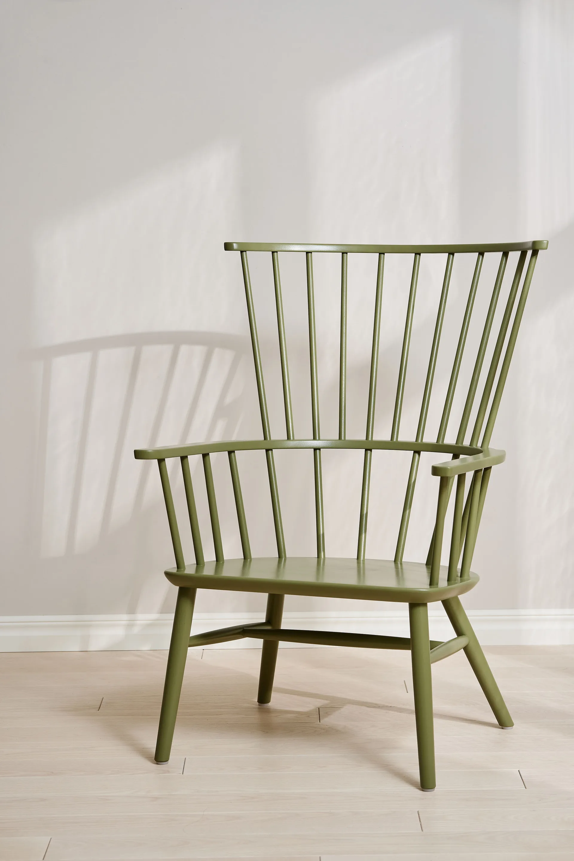 Fauteuil coussin & coussin pour le cou Henriette Olive vert-Espresso,  Stolab