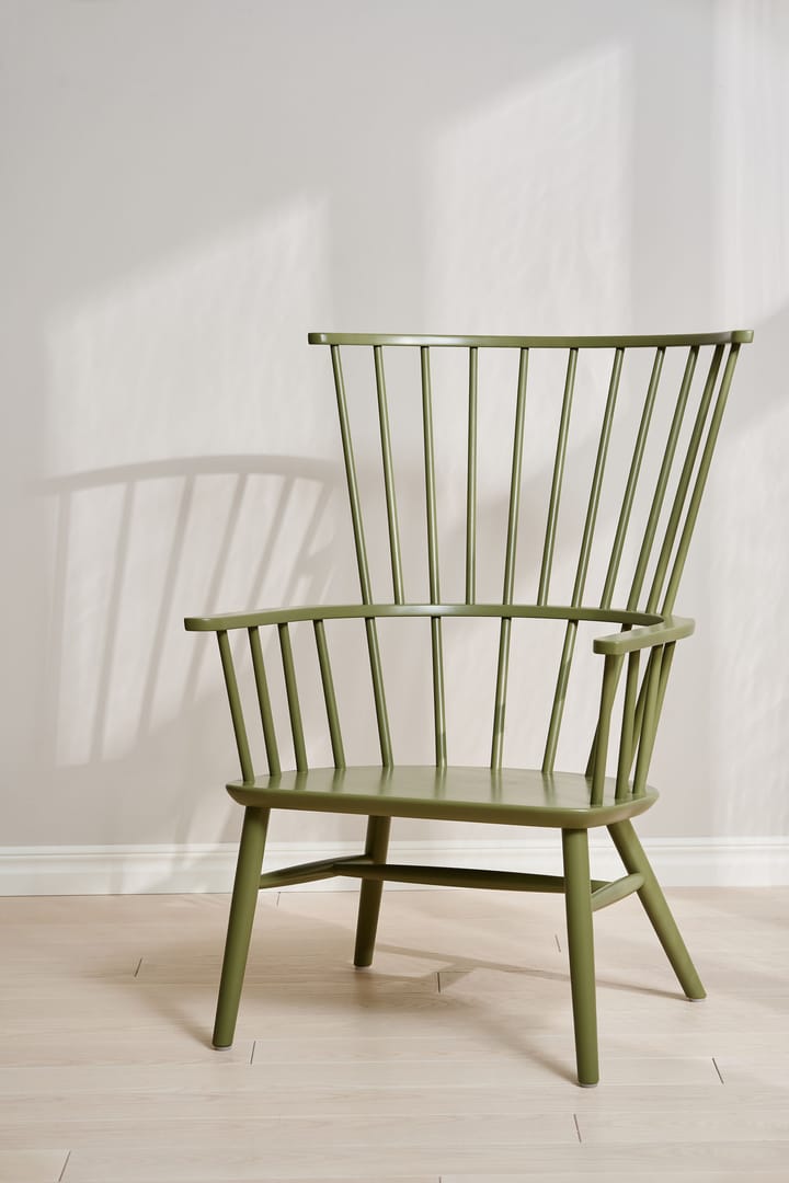 Fauteuil coussin & coussin pour le cou Henriette Olive vert-Espresso Stolab