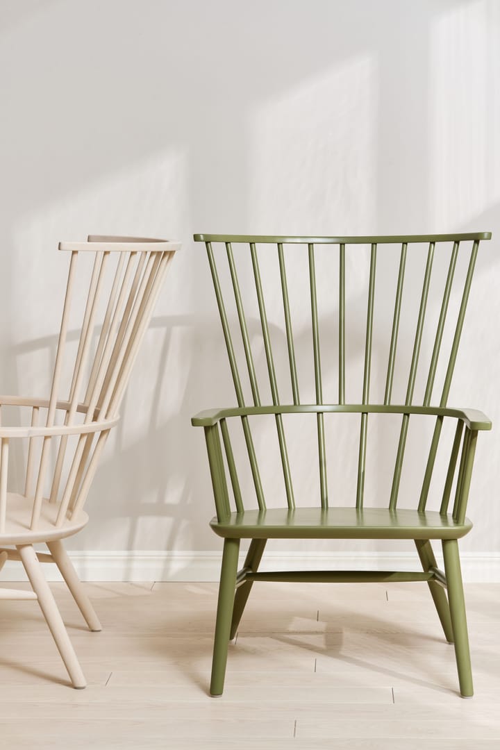 Fauteuil coussin & coussin pour le cou Henriette Olive vert-Espresso Stolab