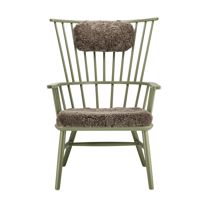 Fauteuil coussin & coussin pour le cou Henriette Olive vert-Sahara - undefined - Stolab