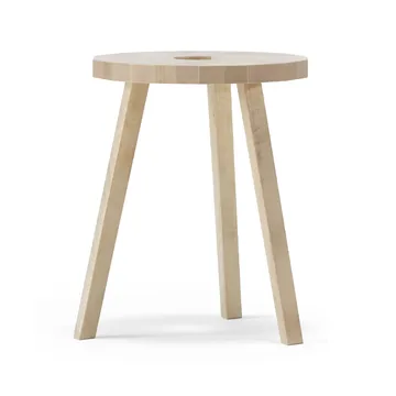 Lilla Snåland tabouret rond - Bouleau huilé naturel, Ø35x45 cm - Stolab