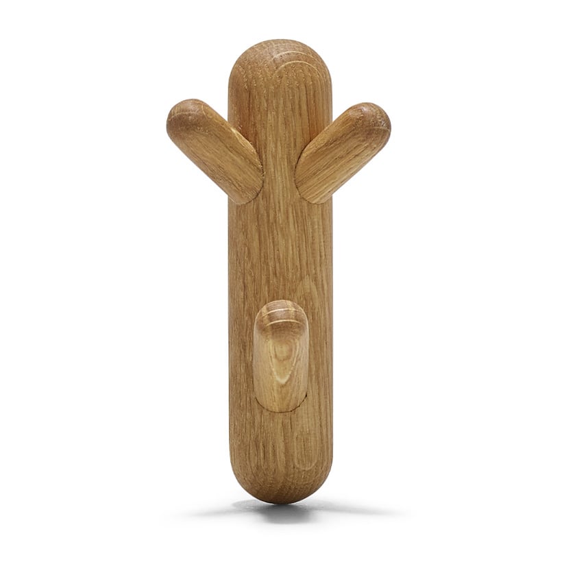 Stolab Patère Totem 3 Huile naturelle | Design Scandinave | Crochets & Portemanteaux muraux | Beige