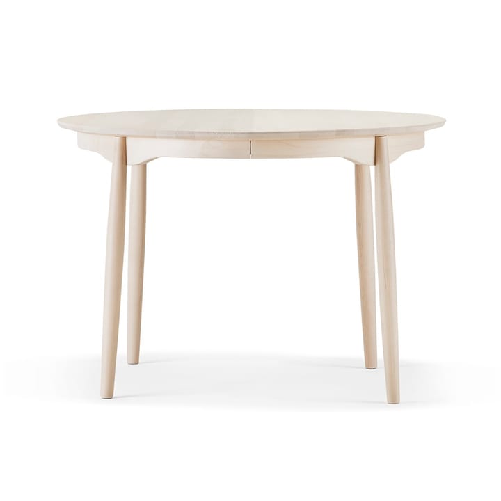 Table à manger divisible Carl Ø115 cm - Bouleau laqué mat clair - Stolab