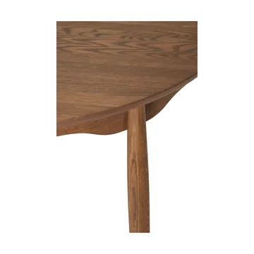 Table à manger divisible Carl Ø115 cm - Chocolat brown huile Édition Spéciale (chêne), Ø115 cm - Stolab