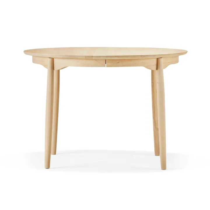 Table à manger divisible Carl Ø115 cm - Manger huilé naturel - Stolab