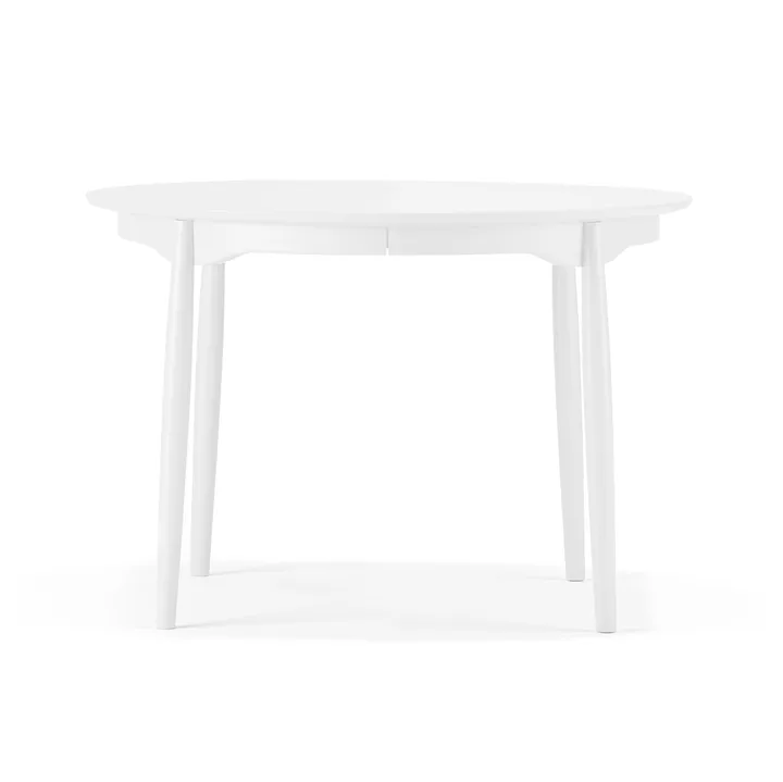 Table à manger divisible Carl - Bouleau blanc 21, Ø115 cm - Stolab