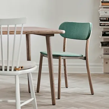Table à manger Miss Tailor 90x90x73 cm - chêne huilé naturel - Stolab