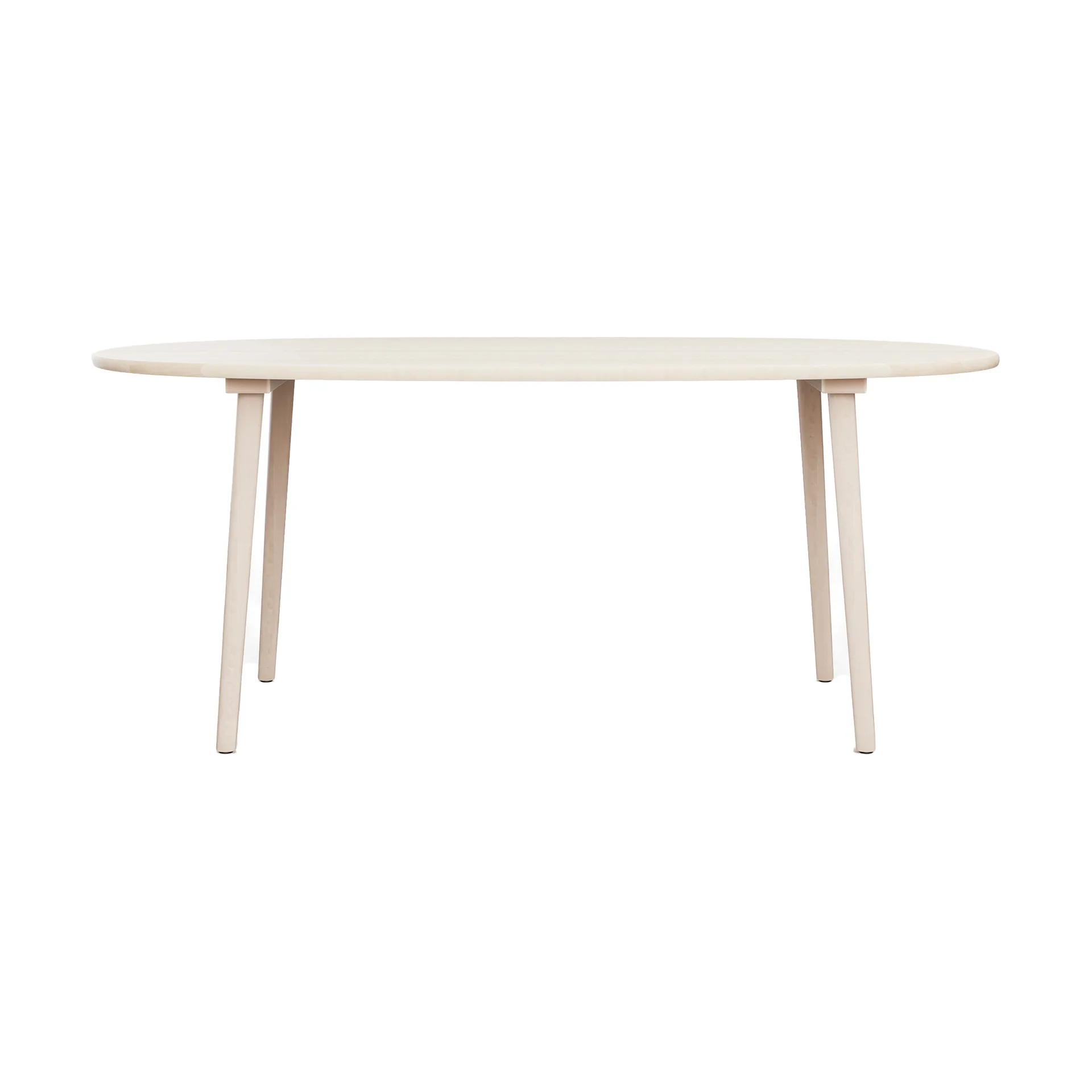 Table à manger Miss Tailor, Bouleau clair verni mat, 180x90 cm Stolab