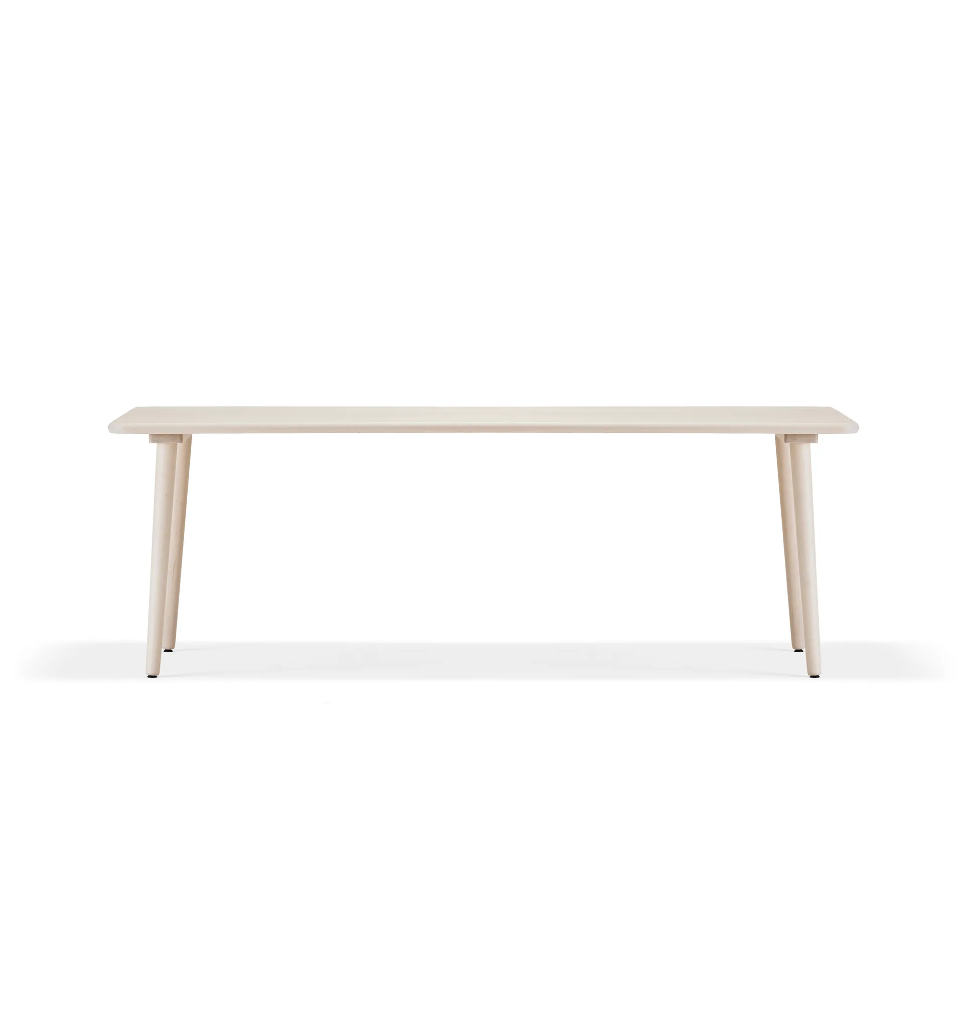 Stolab Table à manger Miss Tailor bouleau laqué mat clair-, cm
