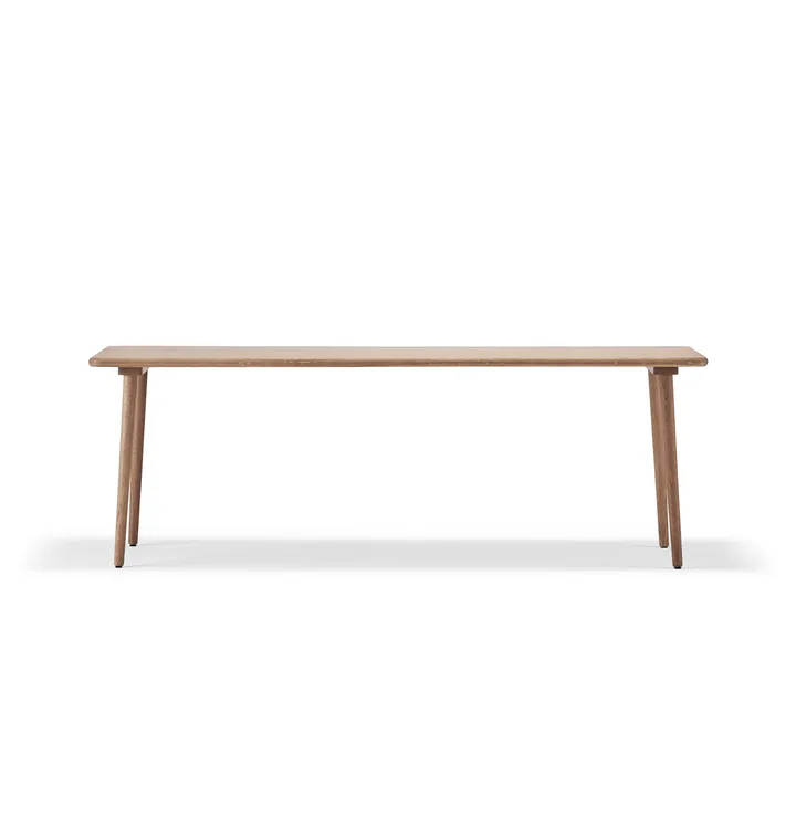 Table à manger Miss Tailor - chêne huilé naturel, 210x90x73 - Stolab