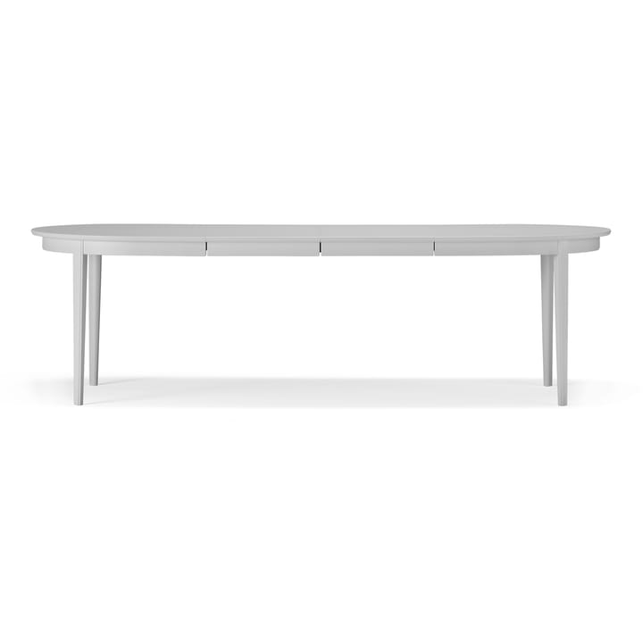 Table à manger Vardags 160x100 cm - Bouleau gris clair 51, 2 rallonges - Stolab