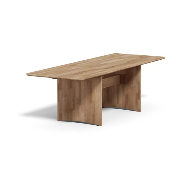 Table Alt 90x245 cm en chêne, Huile naturelle Stolab
