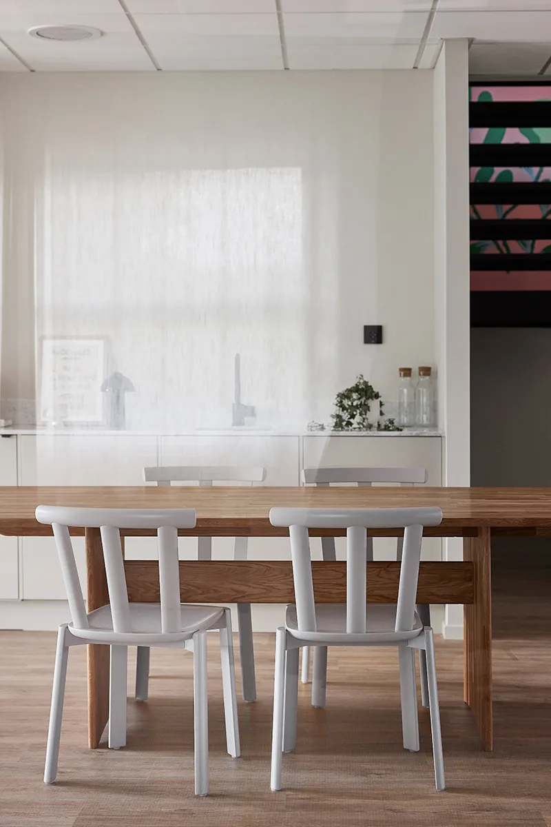 Table Alt 90x245 cm en chêne, Huile naturelle Stolab