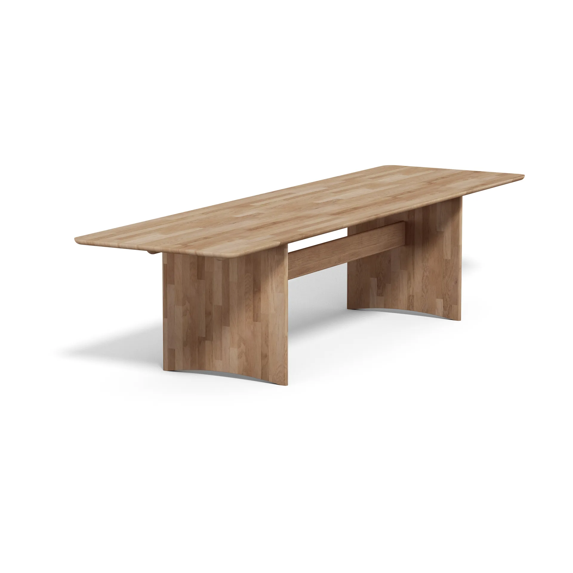 Table Alt 90x320 cm en chêne, Huile naturelle Stolab