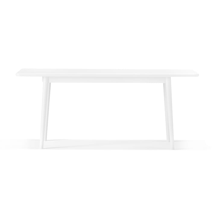Table Miss Holly 175x100 + 2 rallonges 2x50 cm - Bouleau 21 blanc - Stolab