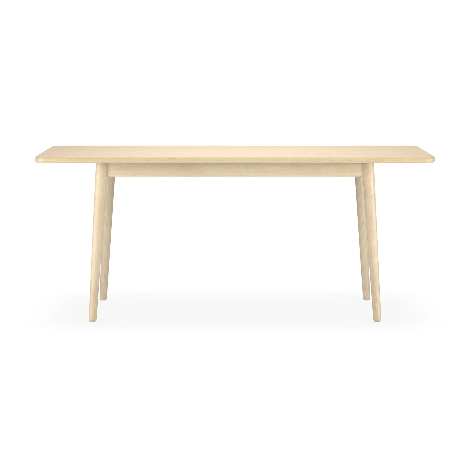 Table Miss Holly 175x100 + 2 rallonges 2x50 cm, bouleau huilé naturel Stolab