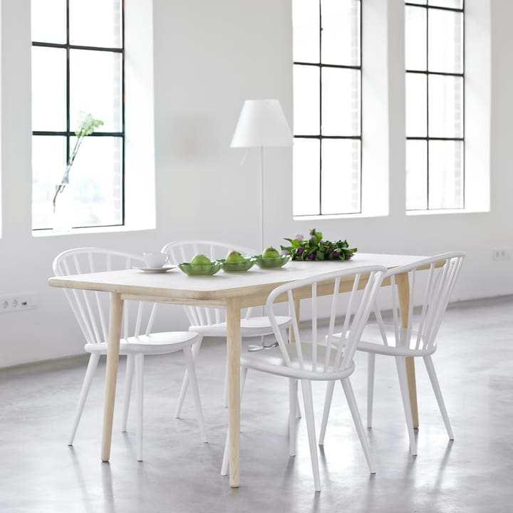 Table Miss Holly 175x82 cm - bouleau huilé blanc, pas séparable - Stolab