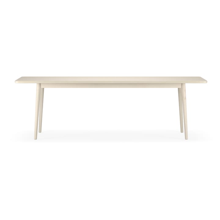 Table Miss Holly 235x100 cm - Bouleau huilé blanc, 1 rallonge - Stolab