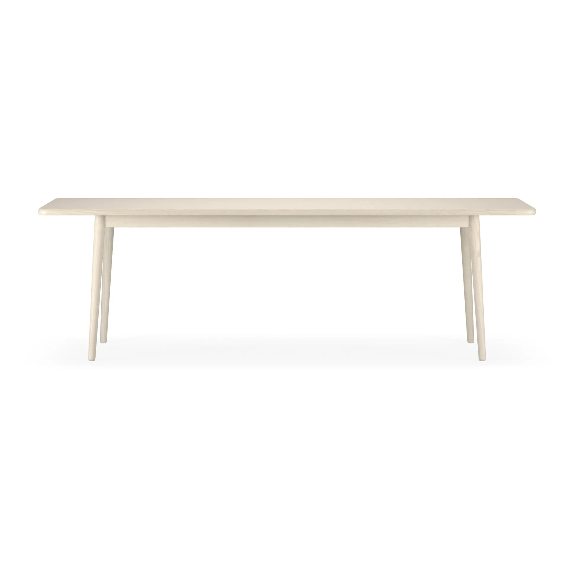 Table Miss Holly 235x100 cm, Bouleau huilé blanc Stolab