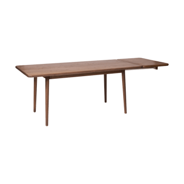 Table Miss Holly Special Edition 175x82 cm + 1 rallonge 50 cm - Chêne Chocolat huile - Stolab