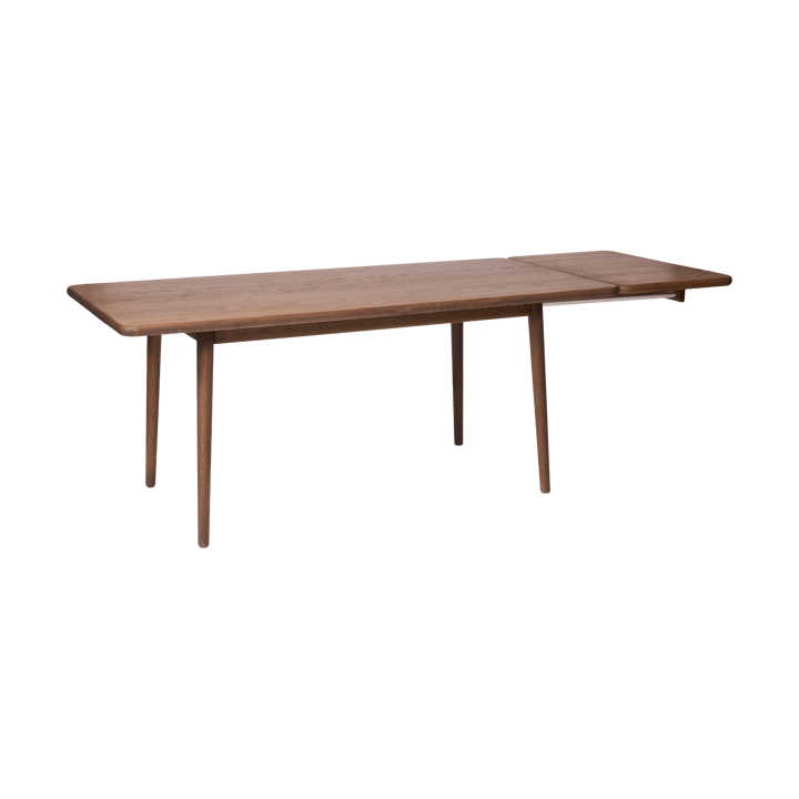 Table Miss Holly Special Edition 175x82 cm + 1 rallonge 50 cm, Chêne Chocolat huile Stolab