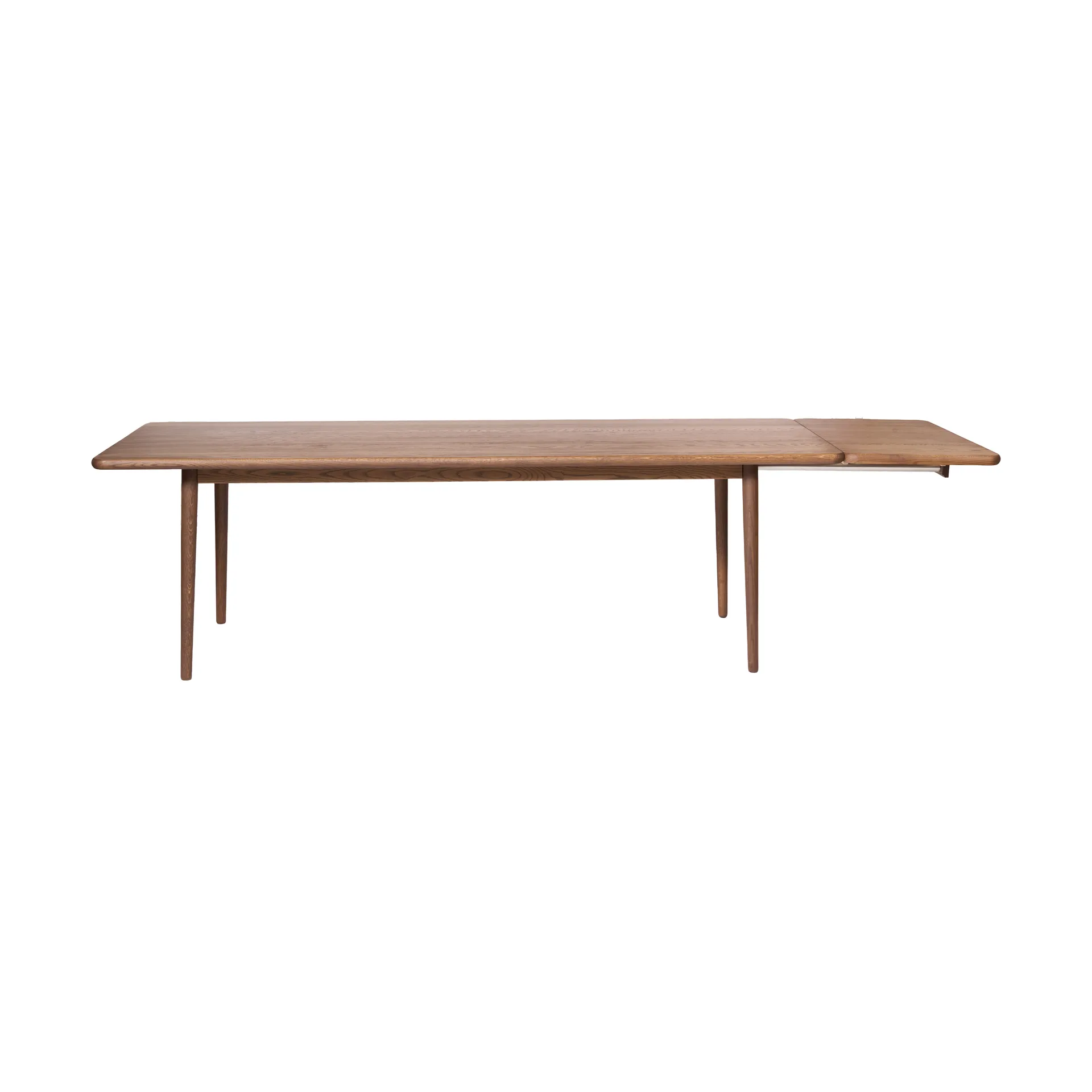 Table Miss Holly Special Edition 235x82 cm + 1 rallonge 50 cm, Chêne Chocolat huile Stolab