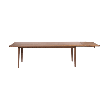 Table Miss Holly Special Edition 235x82 cm + 1 rallonge 50 cm - Chêne Chocolat huile - Stolab