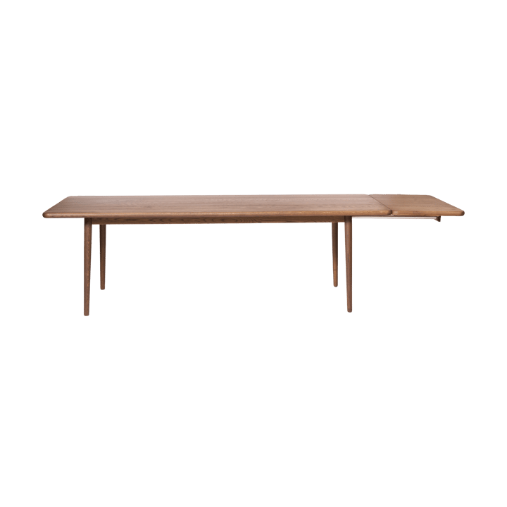 Table Miss Holly Special Edition 235x82 cm + 1 rallonge 50 cm, Chêne Chocolat huile Stolab