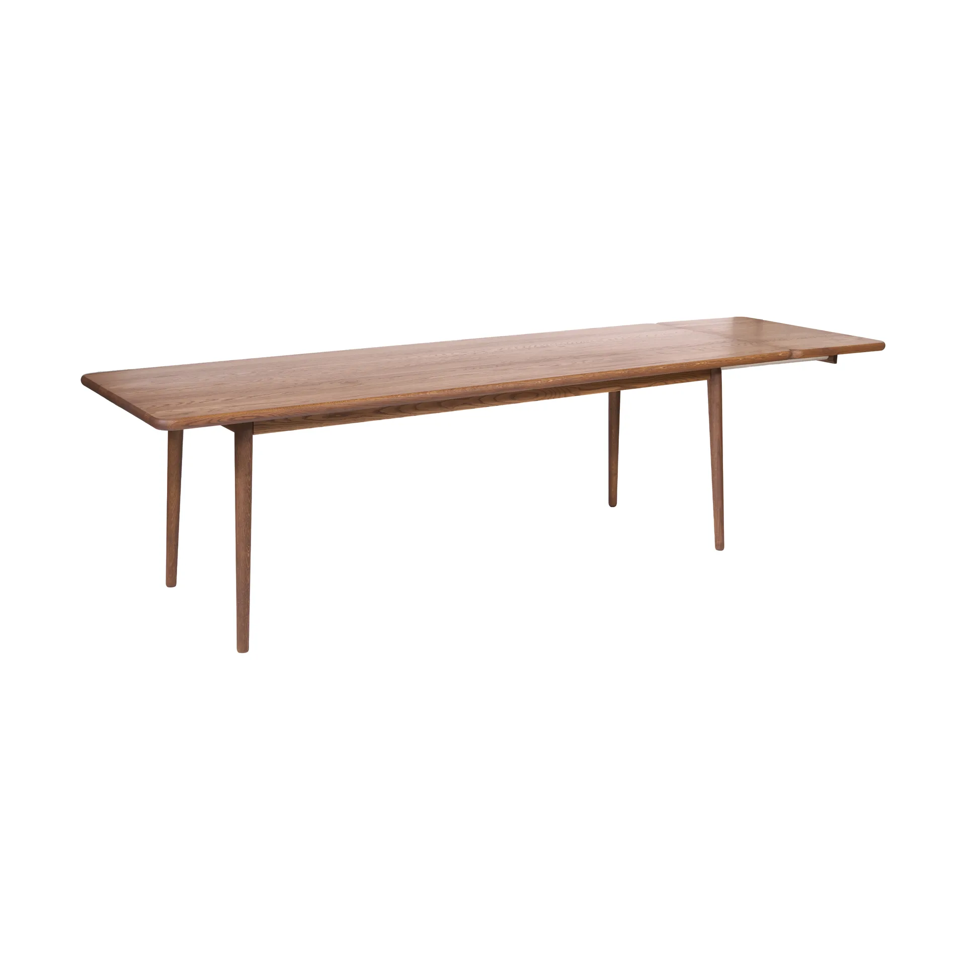 Table Miss Holly Special Edition 235x82 cm + 1 rallonge 50 cm, Chêne Chocolat huile Stolab