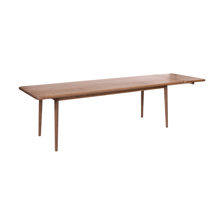 Table Miss Holly Special Edition 235x82 cm + 1 rallonge 50 cm, Chêne Chocolat huile Stolab