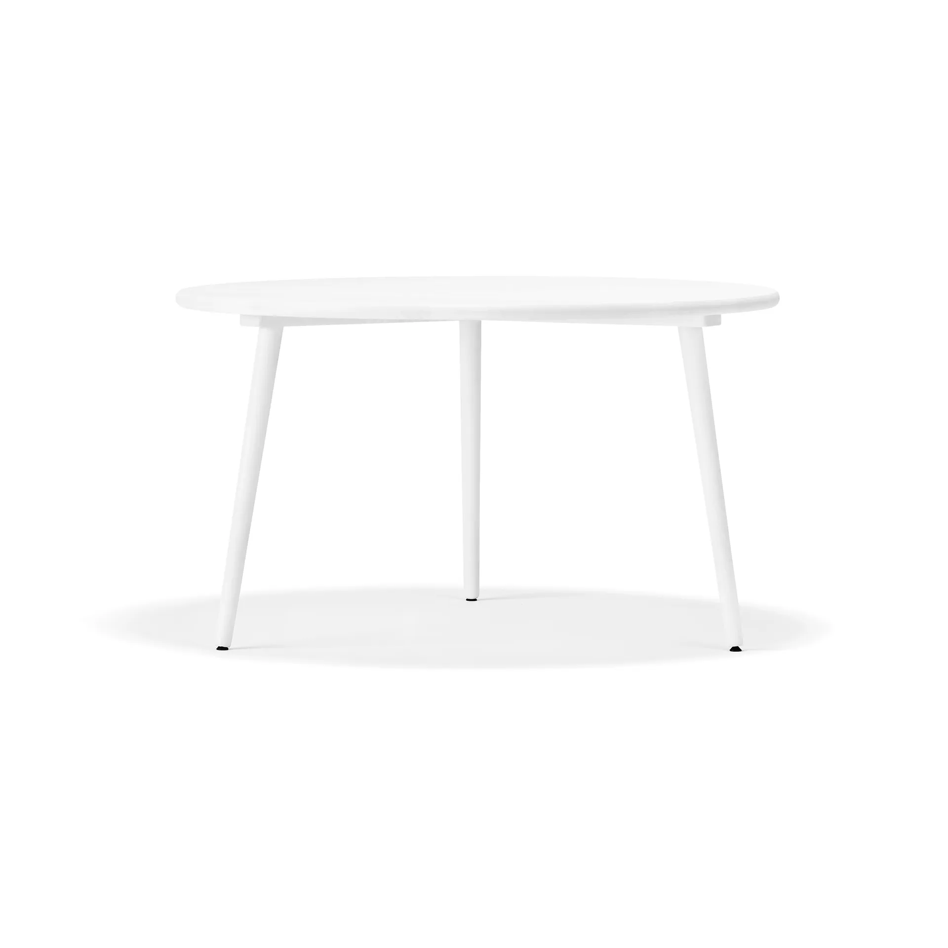 Table Miss Tailor Ø130 cm, blanc 21 couvrant, plateau fixe Stolab