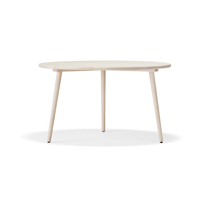 Table Miss Tailor Ø130 cm - bouleau verni mat clair, plateau fixe - Stolab