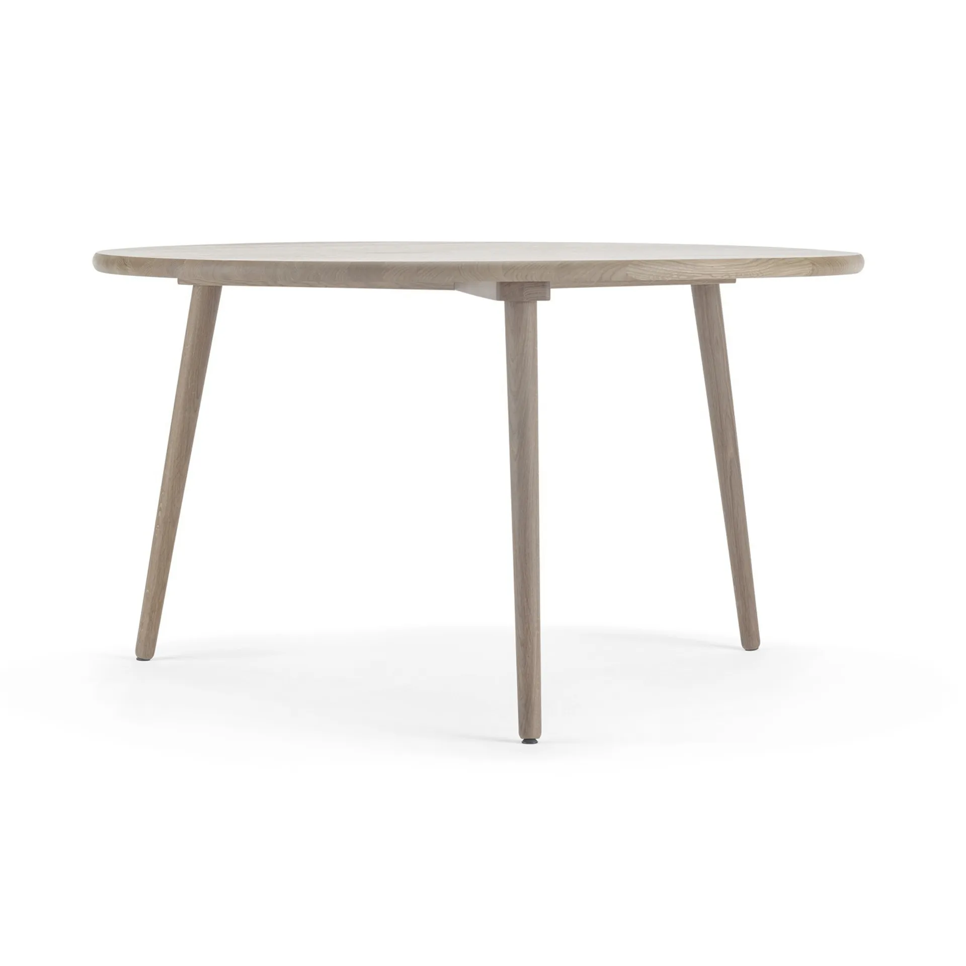 Table Miss Tailor Ø130 cm, Chêne huilé blanc Stolab