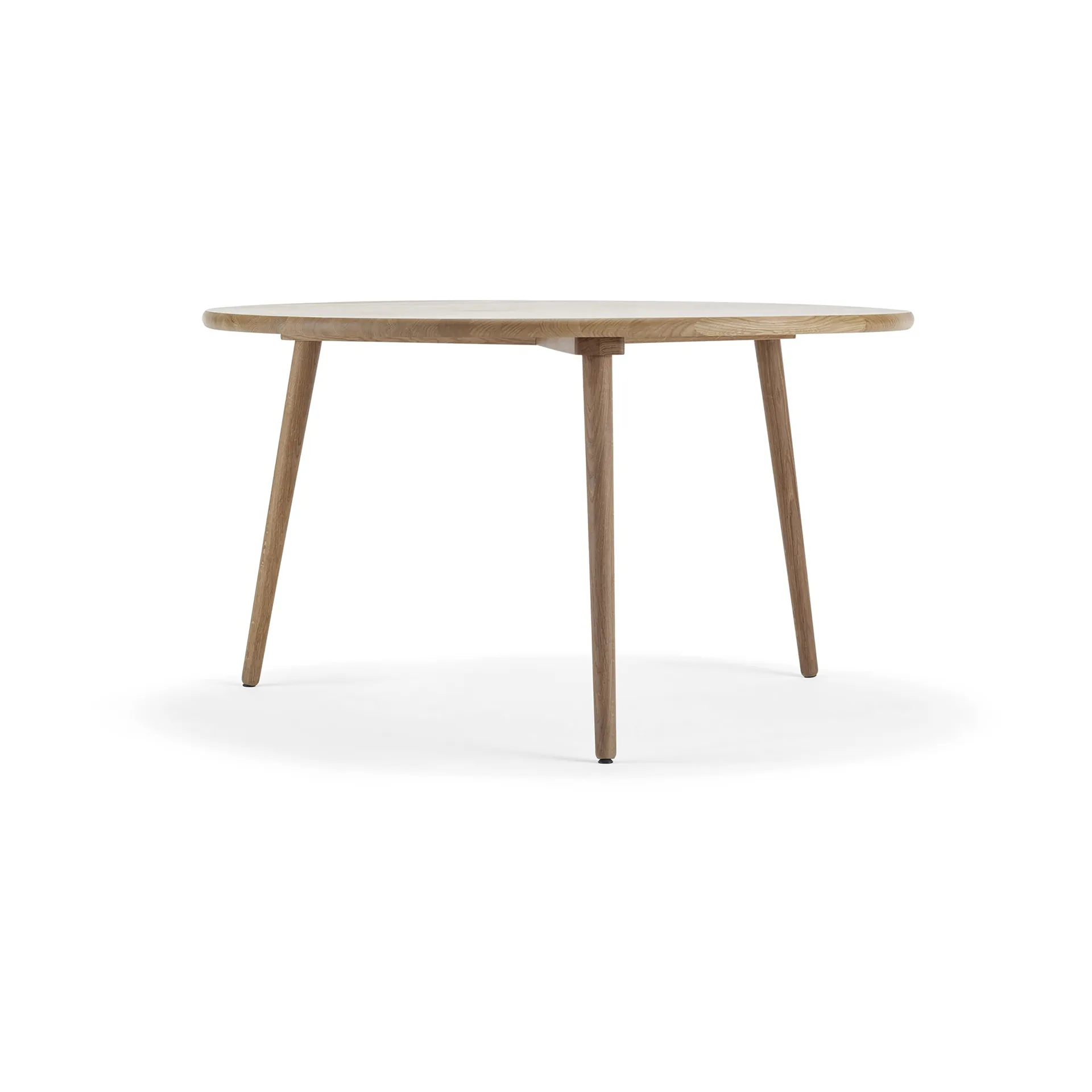 Table Miss Tailor Ø130 cm, chêne huile naturel, plateau fixe Stolab