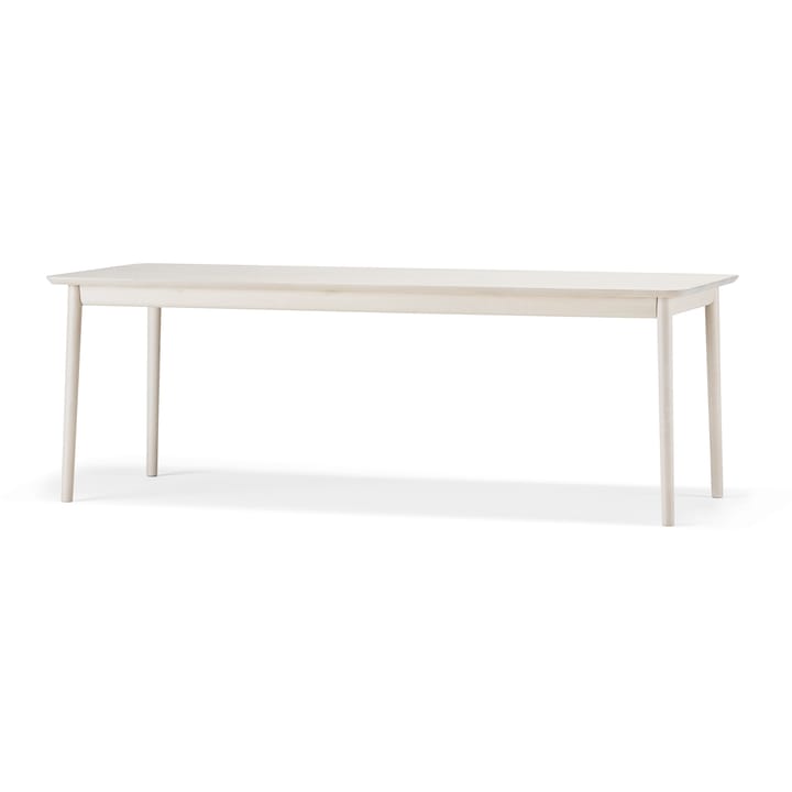 Table Prima Vista - Bouleau huilé blanc 120x90 cm huilé blanc + 1 rallonge - Stolab