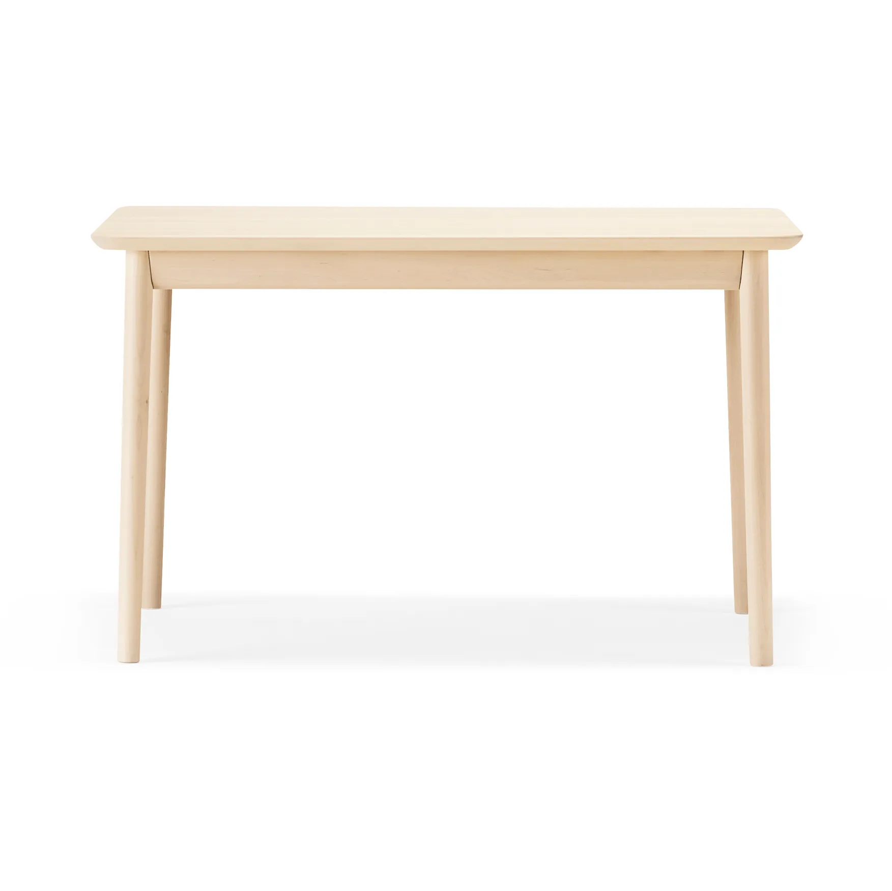Table Prima Vista, bouleau huilé naturel, 120 cm, 1 rallonge Stolab